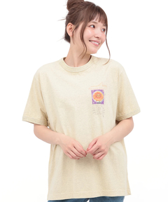 チチカカ |go slow caravan フラワーキャットリンガーTシャツ