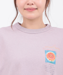 チチカカ |go slow caravan フラワーキャットリンガーTシャツ