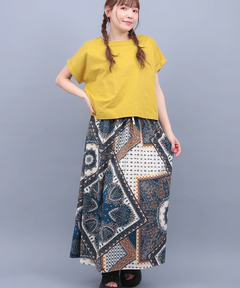 チチカカ |アソートプリントドッキングワンピース