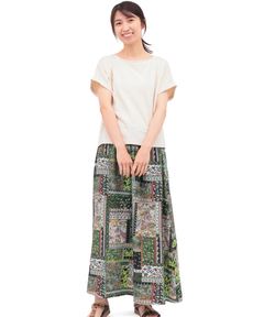 チチカカ |アソートプリントドッキングワンピース