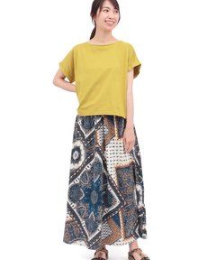 チチカカ |アソートプリントドッキングワンピース