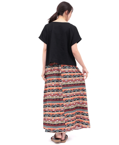 チチカカ |アソートプリントドッキングワンピース