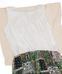 チチカカ |アソートプリントドッキングワンピース