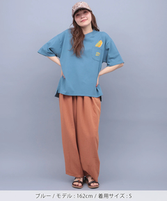 チチカカ |go slow caravan 色々ポケット刺繍ゆったりTシャツ【WEB限定】