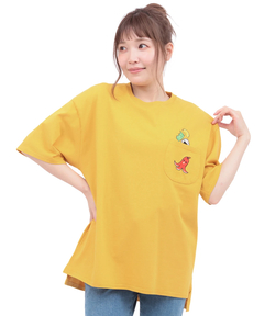 チチカカ |go slow caravan 色々ポケット刺繍ゆったりTシャツ【WEB限定】