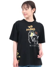 チチカカ |go slow caravan 猫と麦酒 猫生乾杯Tシャツ【WEB限定】
