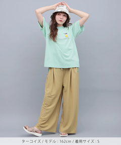 チチカカ |go slow caravan 猫と麦酒 麦酒風呂Tシャツ【WEB限定】