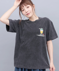 チチカカ |go slow caravan 猫と麦酒 麦酒風呂Tシャツ【WEB限定】