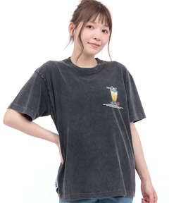 チチカカ |go slow caravan 猫と麦酒 麦酒風呂Tシャツ【WEB限定】