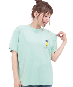チチカカ |go slow caravan 猫と麦酒 麦酒風呂Tシャツ【WEB限定】