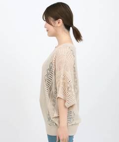 チチカカ |透かし編みニットプルオーバー