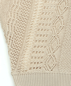 チチカカ |透かし編みニットプルオーバー