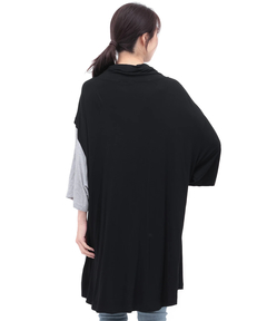 チチカカ |バイカラードレープ Tシャツ