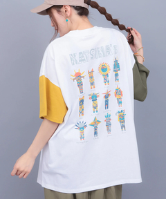 チチカカ |チビカチナプリントTシャツ