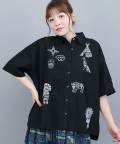 チチカカ |カッチーナ刺繍シャツ