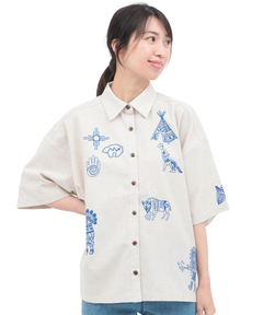 チチカカ |カッチーナ刺繍シャツ
