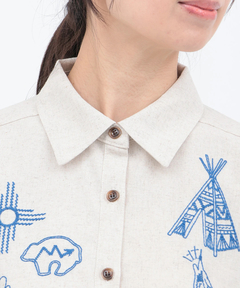 チチカカ |カッチーナ刺繍シャツ