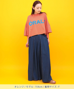 チチカカ |Orale! クラックプリントボリュームショートTシャツ