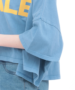 チチカカ |Orale! クラックプリントボリュームショートTシャツ