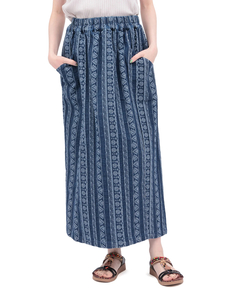 チチカカ |キカストライプデニムナロースカート