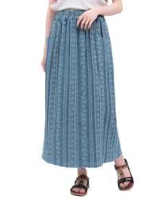 チチカカ |キカストライプデニムナロースカート