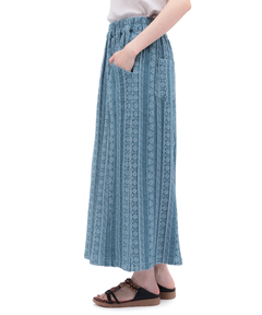 チチカカ |キカストライプデニムナロースカート