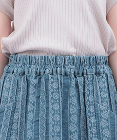 チチカカ |キカストライプデニムナロースカート