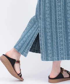 チチカカ |キカストライプデニムナロースカート