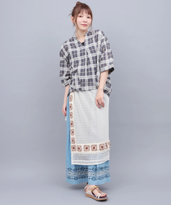 チチカカ |クロシェ巻きスカート