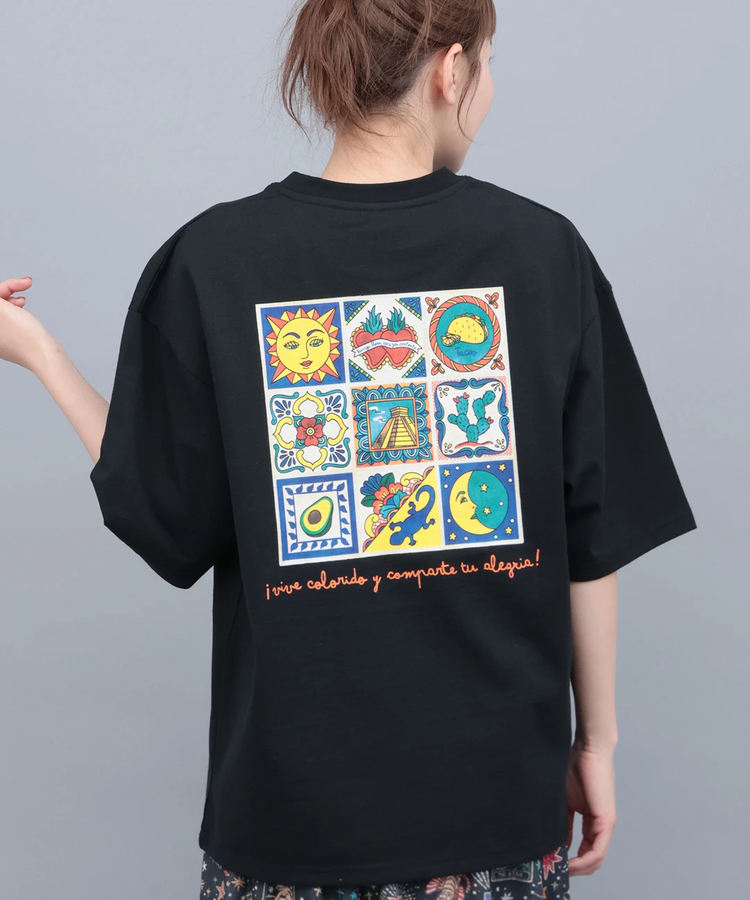 チチカカ |メキシコタイルプリントTシャツ