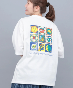 チチカカ |メキシコタイルプリントTシャツ