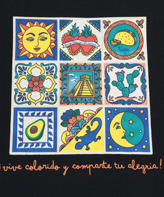 チチカカ |メキシコタイルプリントTシャツ