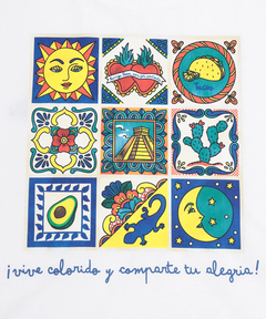 チチカカ |メキシコタイルプリントTシャツ