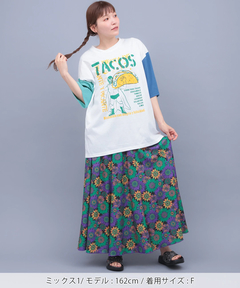 チチカカ |ルチャ＆タコスフェスビッグTシャツ