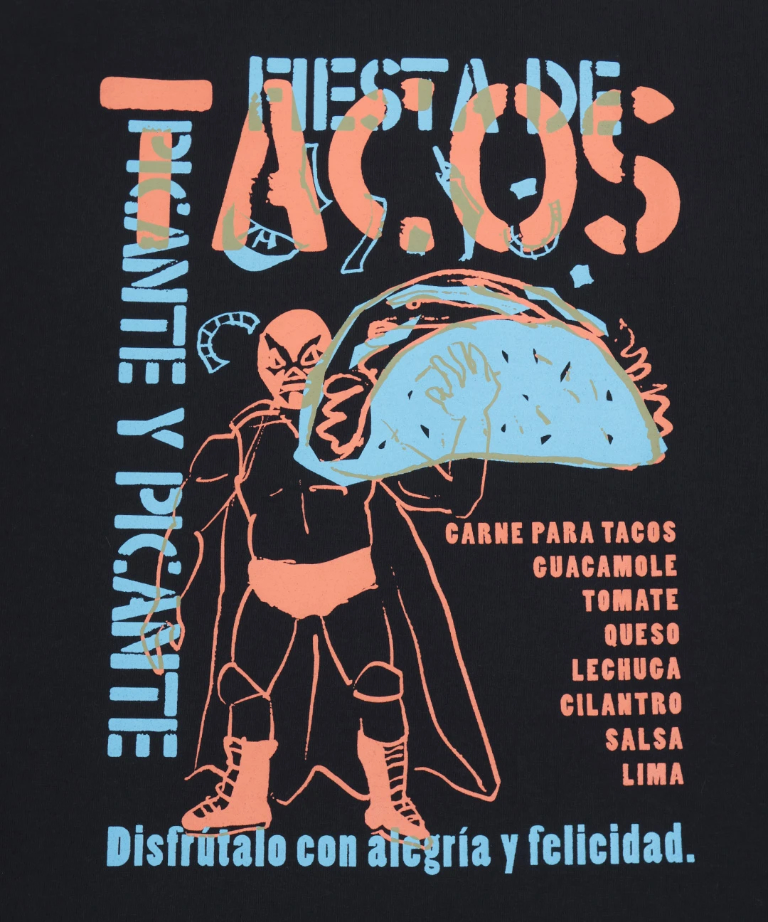 ルチャ＆タコスフェスビッグTシャツ / Tシャツ・カットソー