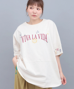 チチカカ |ミラグロ刺繍チュニックTシャツ