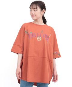 チチカカ |ミラグロ刺繍チュニックTシャツ
