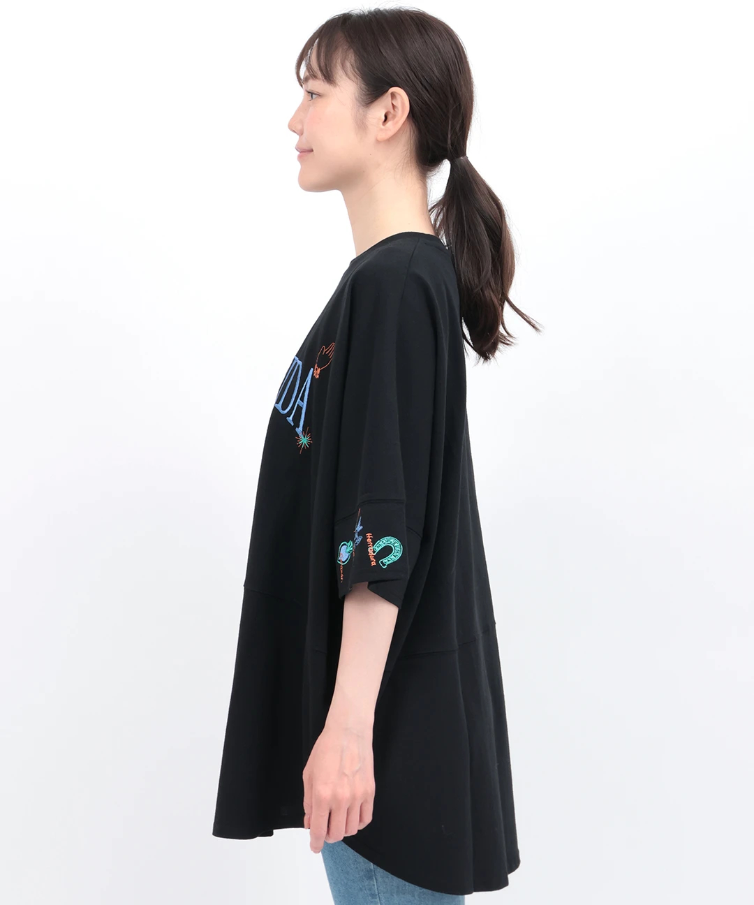 ミラグロ刺繍チュニックTシャツ / Tシャツ・カットソー | エスニック