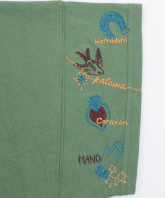 チチカカ |ミラグロ刺繍チュニックTシャツ