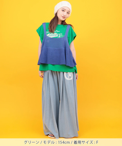 チチカカ |Orale! リネンタッチカラフルバスTシャツ