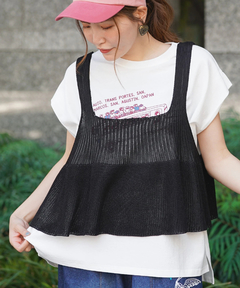 チチカカ |Orale! リネンタッチカラフルバスTシャツ