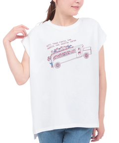 チチカカ |Orale! リネンタッチカラフルバスTシャツ