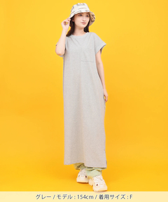 チチカカ |Orale! リネンタッチ箔ポイントワンピース
