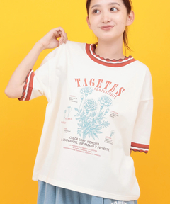 チチカカ |Orale! うねうねリンガーリブTシャツ