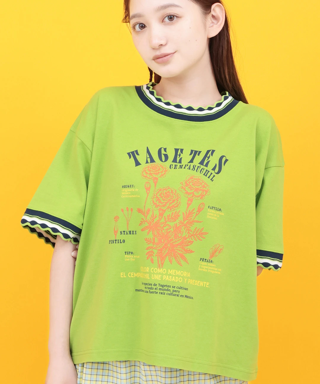 Orale! うねうねリンガーリブTシャツ / Tシャツ・カットソー