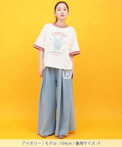 チチカカ |Orale! うねうねリンガーリブTシャツ