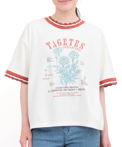 チチカカ |Orale! うねうねリンガーリブTシャツ