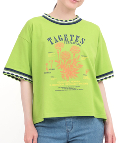 チチカカ |Orale! うねうねリンガーリブTシャツ