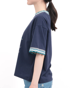 チチカカ |Orale! うねうねリンガーリブTシャツ