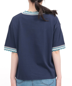 チチカカ |Orale! うねうねリンガーリブTシャツ